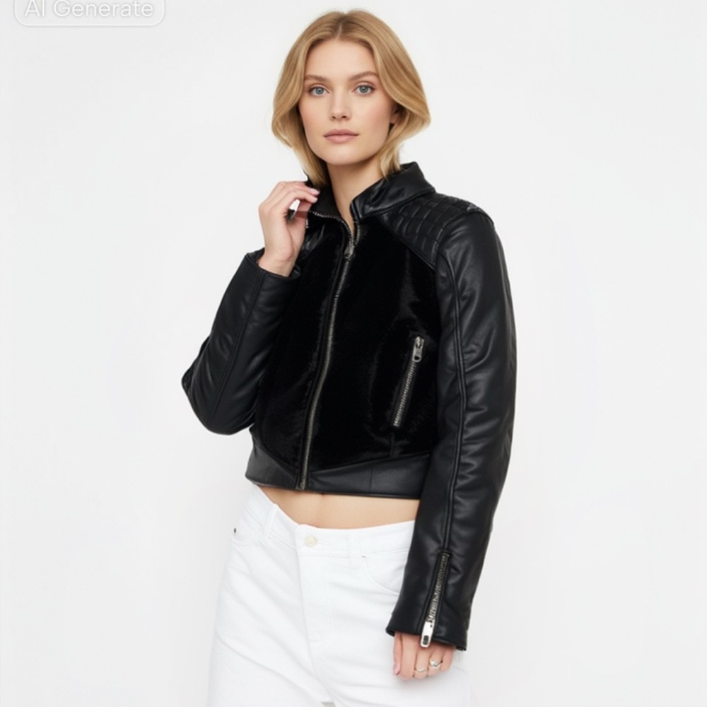 The Kooples leather biker - Picture 2 of 6